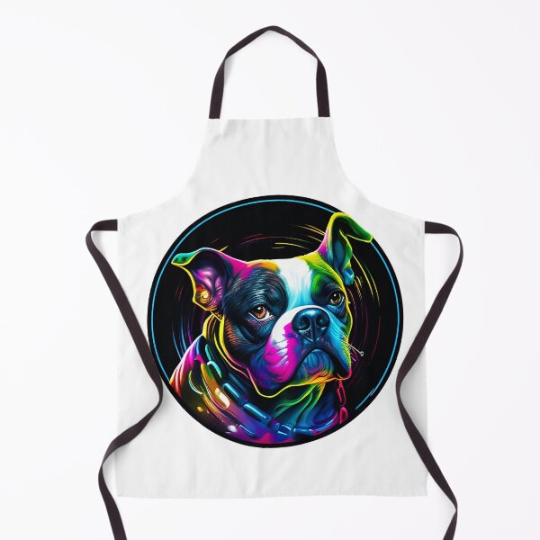 Item preview, Colorful trippy dog portrait illustration psychedelic 7 designed and sold by vishalraifx.