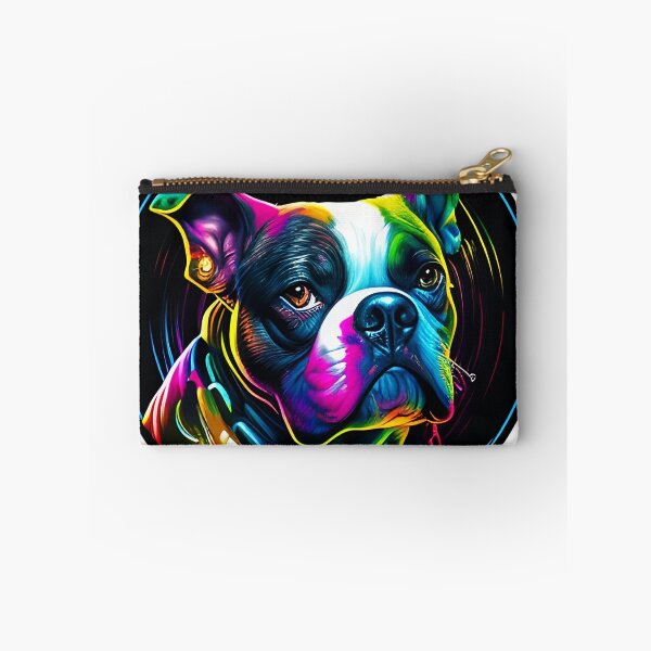 Item preview, Colorful trippy dog portrait illustration psychedelic 7 designed and sold by vishalraifx.