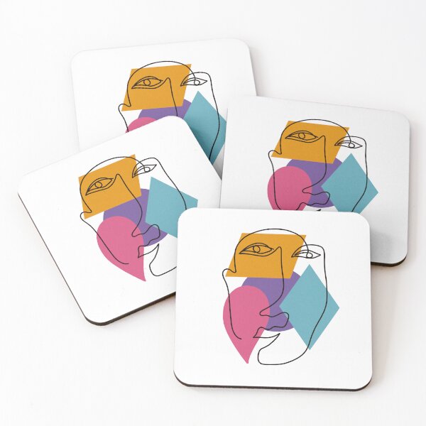 Item preview, Geometric abstract face designed and sold by Inaroda.