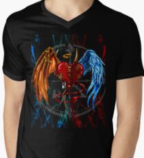 "2 Sided Love" Men's V-Neck T-Shirt