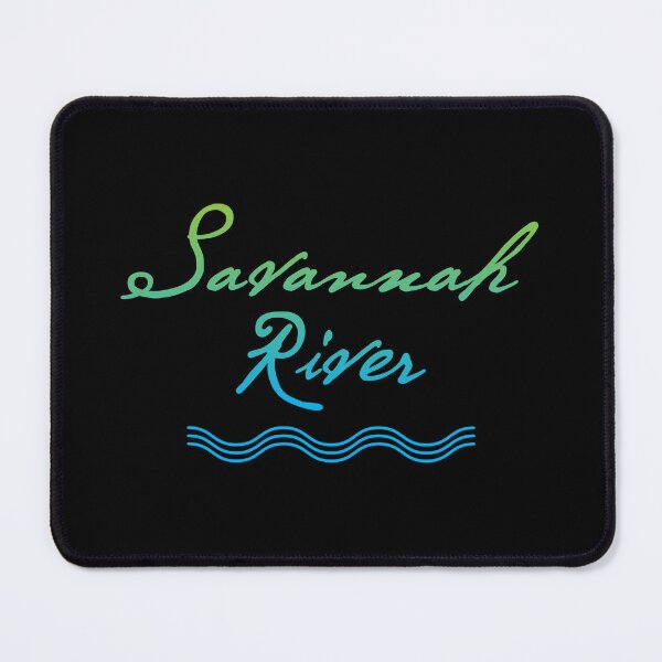 Item preview, Savannah River Typographic Design designed and sold by Futurebeachbum.