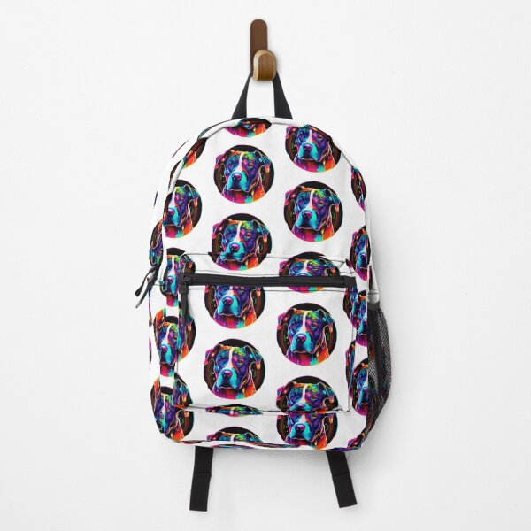 Item preview, Colorful trippy dog portrait illustration psychedelic 11 designed and sold by vishalraifx.