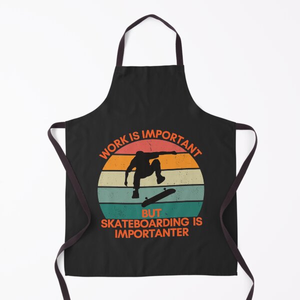 Aperçu de l'œuvre Le travail est important, mais le skateboard est plus important créée et vendue par GigaDesigns.