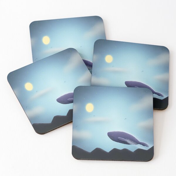Item preview, Happy Flying Whale designed and sold by BoredArtLabs.
