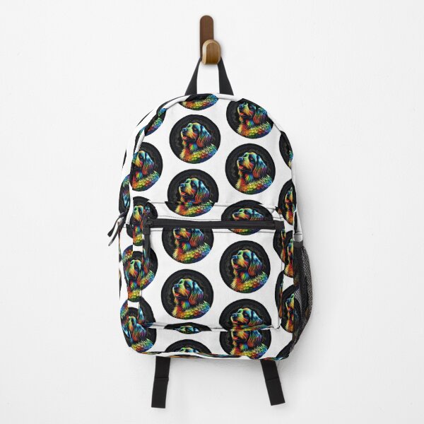 Item preview, Colorful trippy dog portrait illustration psychedelic 14 designed and sold by vishalraifx.