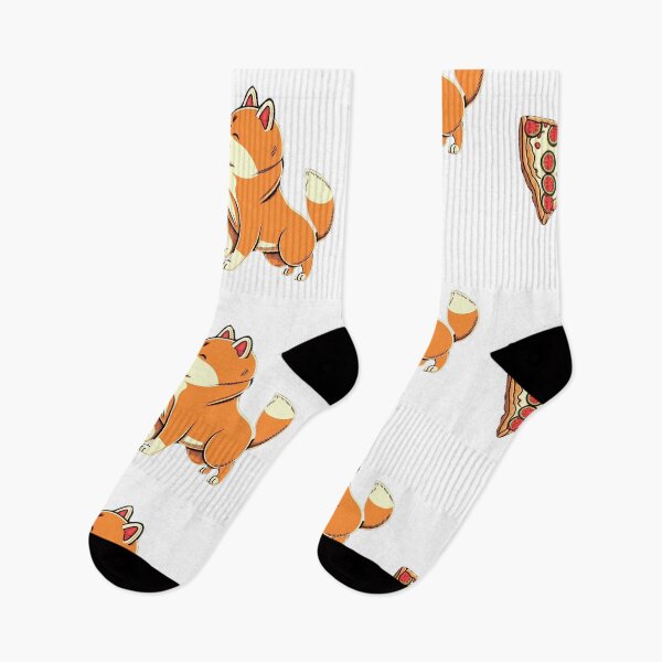 Item preview, Shiba inu eat Pizza art designed and sold by Maryberry96.