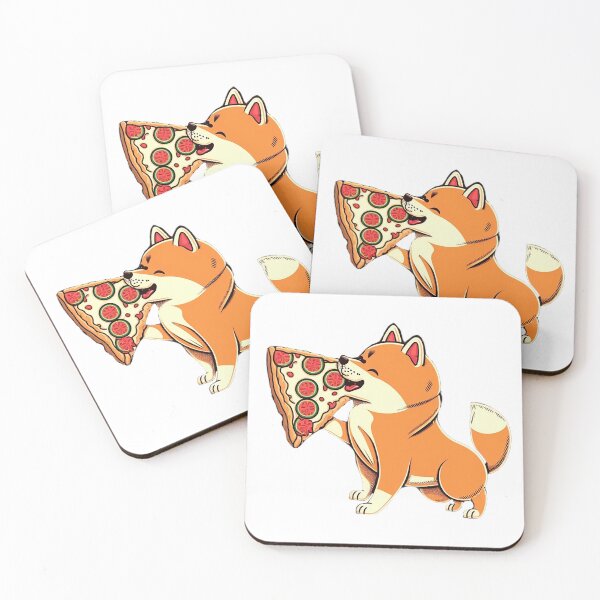 Item preview, Shiba inu come arte de pizza designed and sold by Maryberry96.