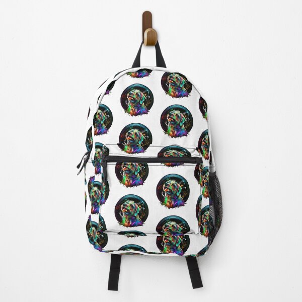 Item preview, Colorful trippy dog portrait illustration psychedelic 12 designed and sold by vishalraifx.