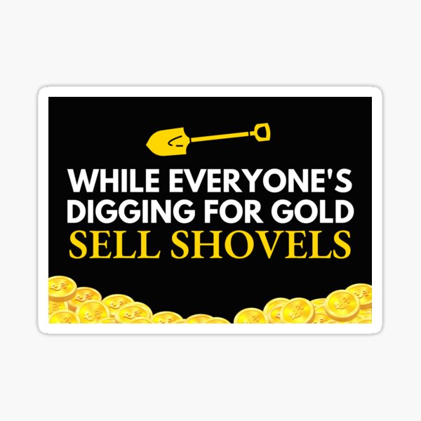 I'm A Gold digger Without A Shovel  Sticker for Sale by iamhewho