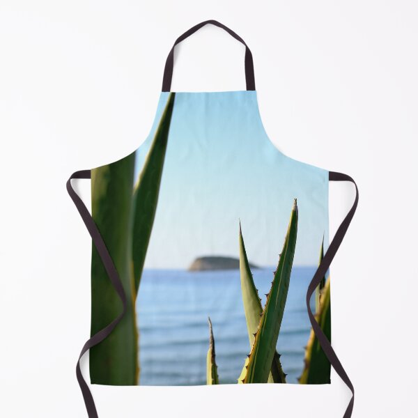 Item preview, Agave cactus with sea / Ibiza Nature & Travel Photography designed and sold by Diana van Neck.