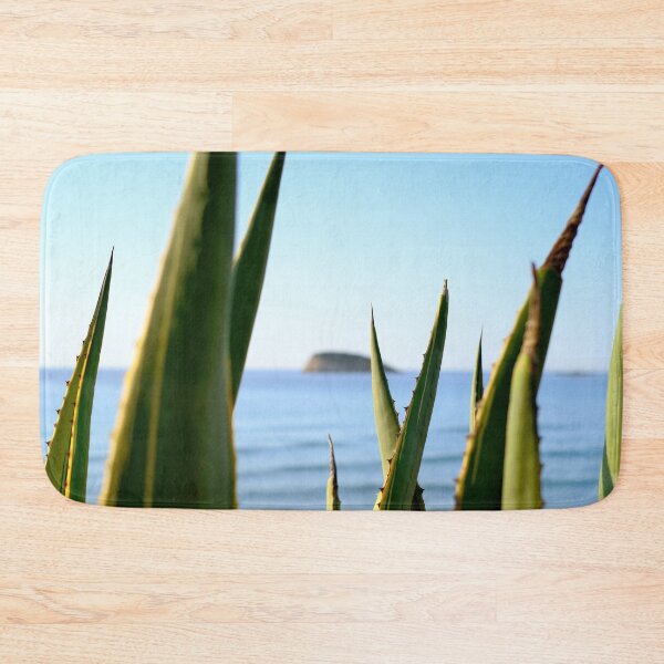 Item preview, Agave cactus with sea / Ibiza Nature & Travel Photography  designed and sold by Diana van Neck.