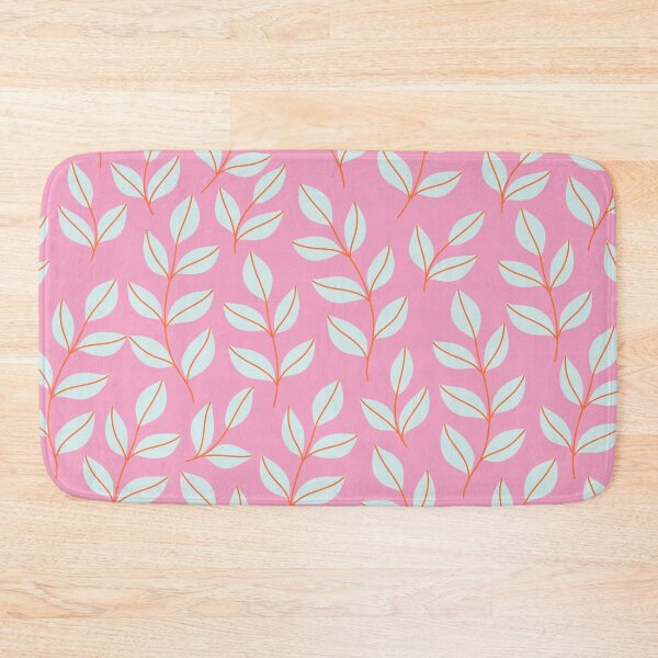 Item preview, Pink Chinese Leaves Pattern  designed and sold by FengShuiLounge.