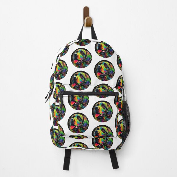Item preview, Colorful trippy dog portrait illustration psychedelic 16 designed and sold by vishalraifx.