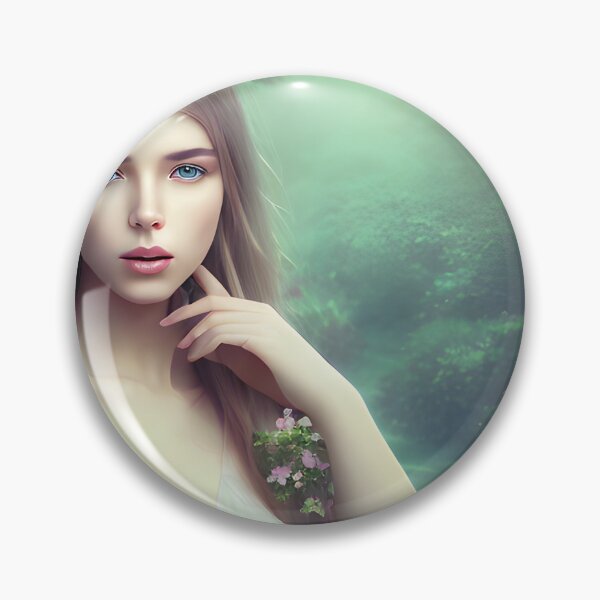 Artikelvorschau, Fascinating Woman In A Beautiful Garden entworfen und verkauft von VitalDesigner.