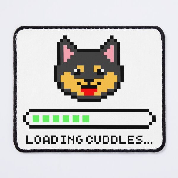 Item preview, Loading Cuddles... (black & tan) designed and sold by OlivDesignsCo.