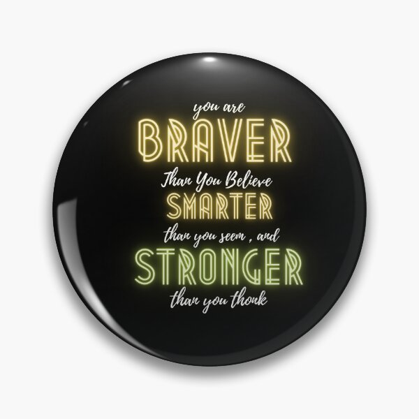Item preview, You Are Braver Than You Believe  designed and sold by koki4you.