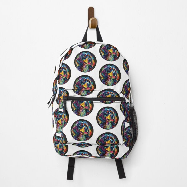 Item preview, Colorful trippy dog portrait illustration psychedelic 19 designed and sold by vishalraifx.