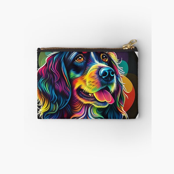 Item preview, Colorful trippy dog portrait illustration psychedelic 19 designed and sold by vishalraifx.