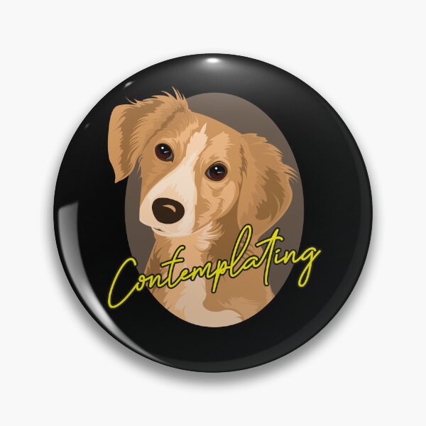 Item preview, A Cute Dog Contemplating designed and sold by TargetBox.