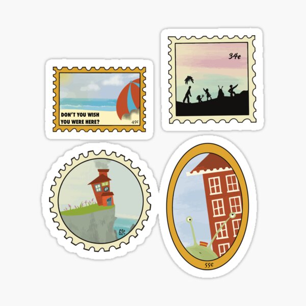 Artikel-Vorschau von Haus im himmelblauen Meer, designt und verkauft von lespersonnages.