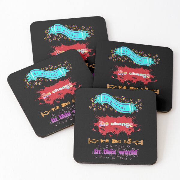 Item preview, Be yourself the change you wish for in this world - saying designed and sold by HA-Design-Kunst.