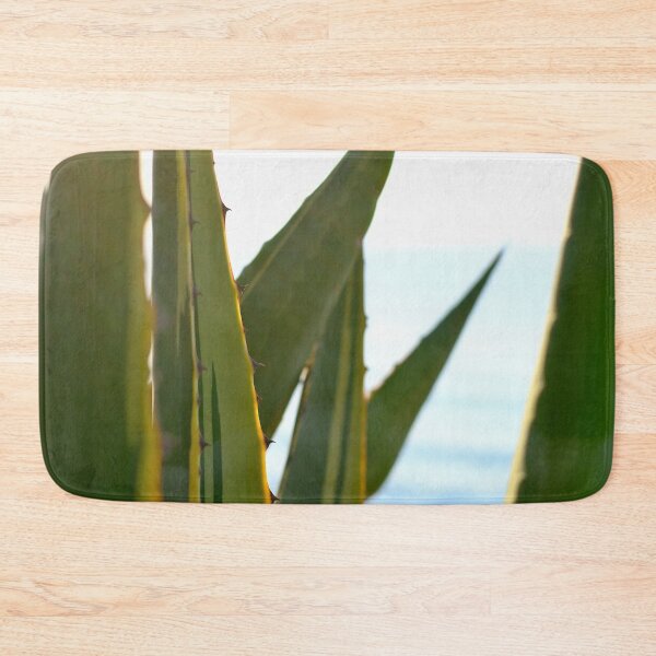 Item preview, Agave cactus with blue sea / Ibiza Nature & Travel Photography  designed and sold by Diana van Neck.