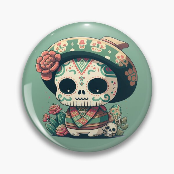 Item preview, Mex Skull designed and sold by FedoraDesign.