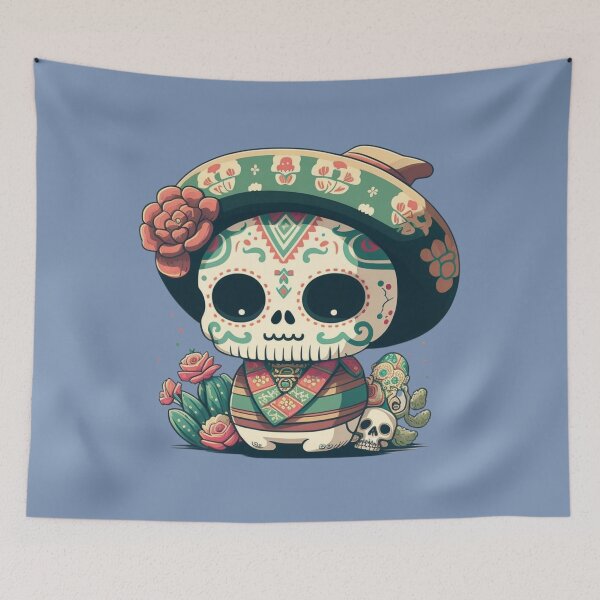 Item preview, Mex Skull designed and sold by FedoraDesign.
