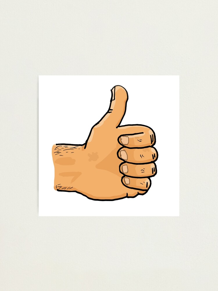 Alternate view of Thumbs Up Mate Photographic Print