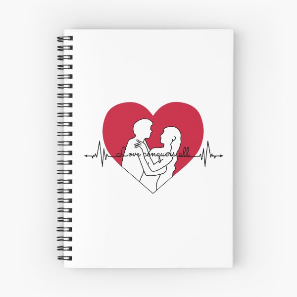 Item preview, ´Love conquers all´ Line Art Graphic Design - Valentine´s Day Theme designed and sold by Kalin-Lyfe.