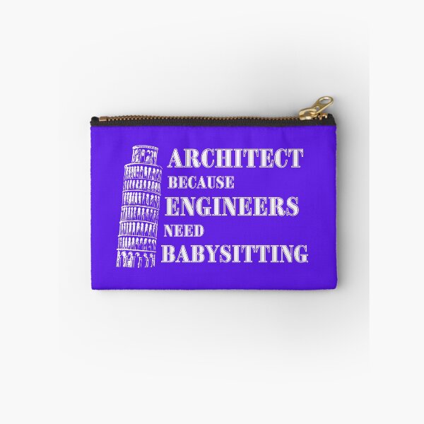 Item preview, Architect Because Engineers Need Babysitting (purple) designed and sold by Novelty-Shirts.