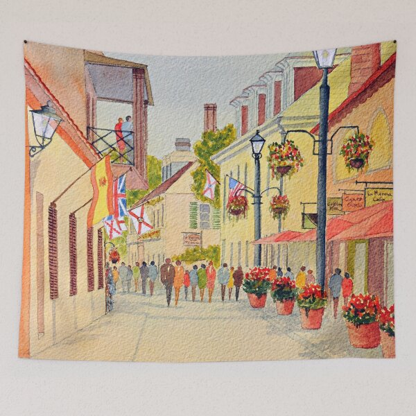 Aperçu de l'œuvre Aviles Street Saint Augustine en Floride créée et vendue par William Holkham.