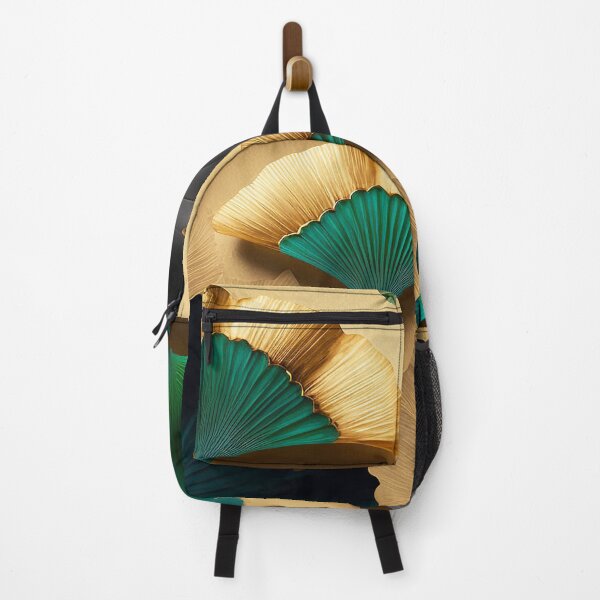Item preview, Gold and green gingko leaves designed and sold by goldufeenstaub.