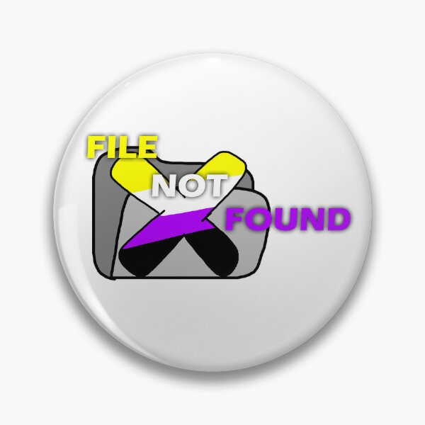 Item preview, FILE NOT FOUND (nonbinary) designed and sold by Echholocation.