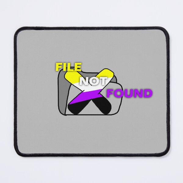 Item preview, FILE NOT FOUND (nonbinary) designed and sold by Echholocation.