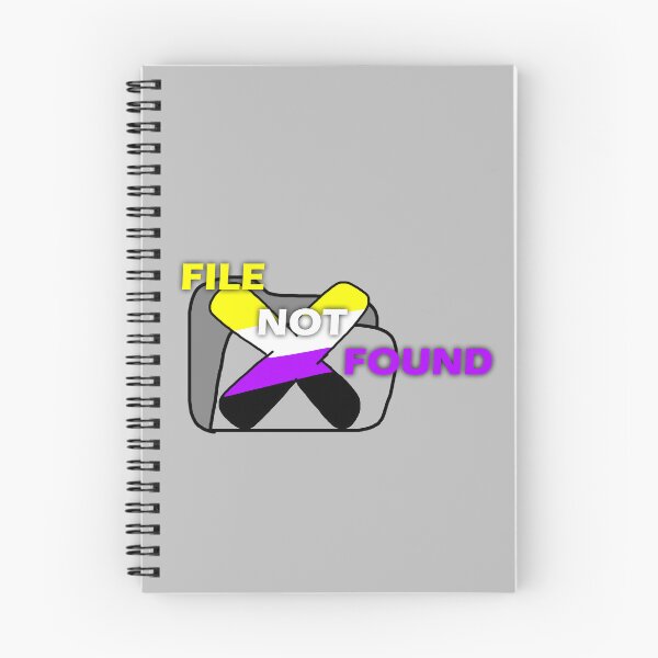 Item preview, FILE NOT FOUND (nonbinary) designed and sold by Echholocation.