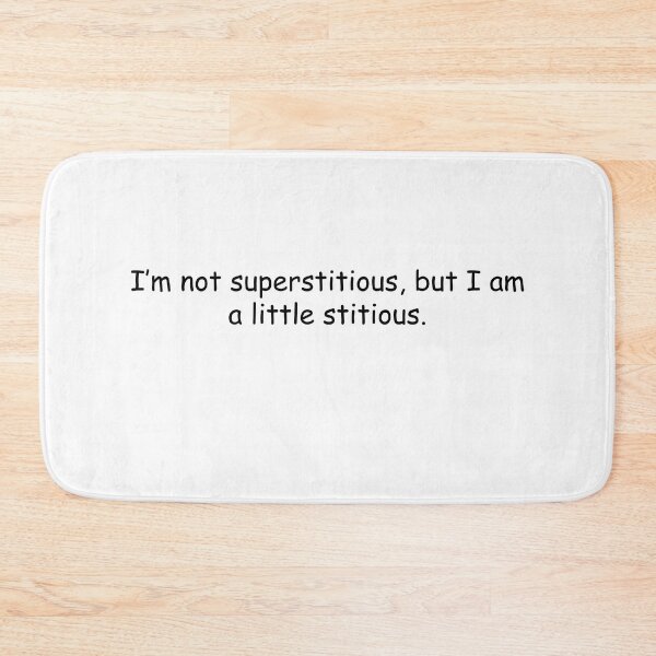 Item preview, I’m not superstitious, but I am a little stitious designed and sold by simplife-art.
