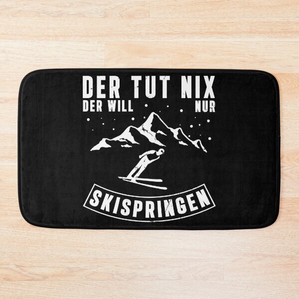 Item preview, Der Tut Nix Der Will Only Ski Jumping Funny Ski Jumping designed and sold by StrongShirts.