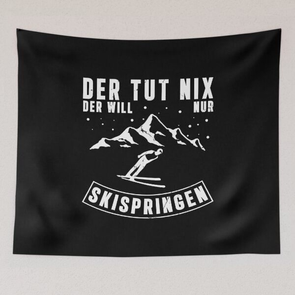 Item preview, Der Tut Nix Der Will Only Ski Jumping Funny Ski Jumping designed and sold by StrongShirts.