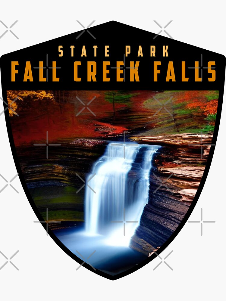 Fall Creek Falls State Park In Tennessee Sticker For Sale By Cattlettart Redbubble 8194