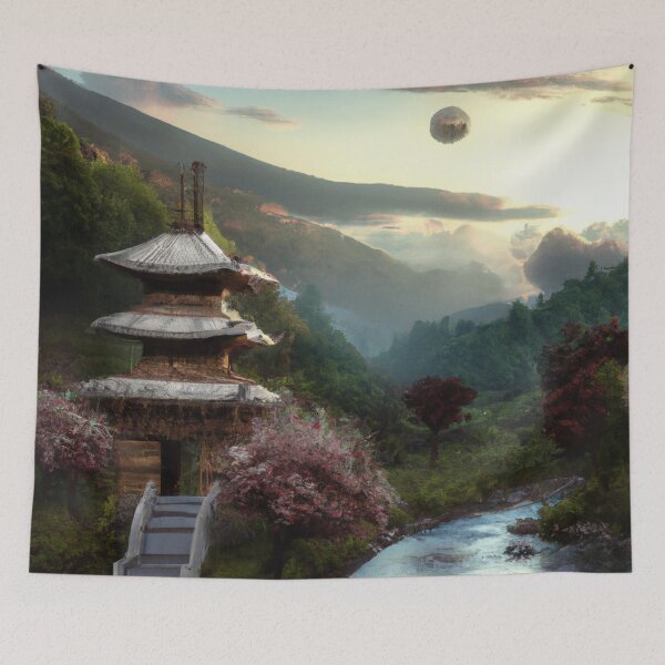 Item preview, A Journey to the Mysterious Temple in the Woods designed and sold by D3monic.