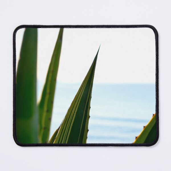 Item preview, Agave cactus and the blue sea / Ibiza Nature & Travel Photography  designed and sold by Diana van Neck.
