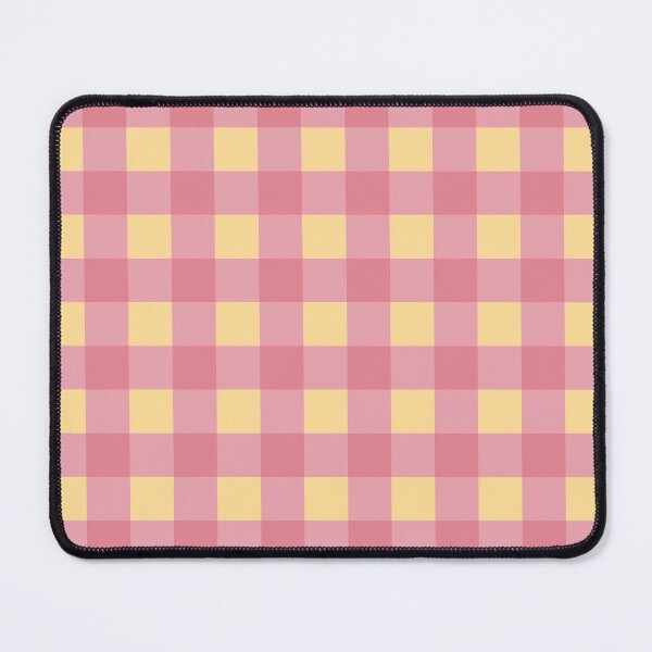Item preview, Retro 70s Buffalo Plaid Pattern in Pink & Yellow - Hippie Groovy designed and sold by AnyLeck.