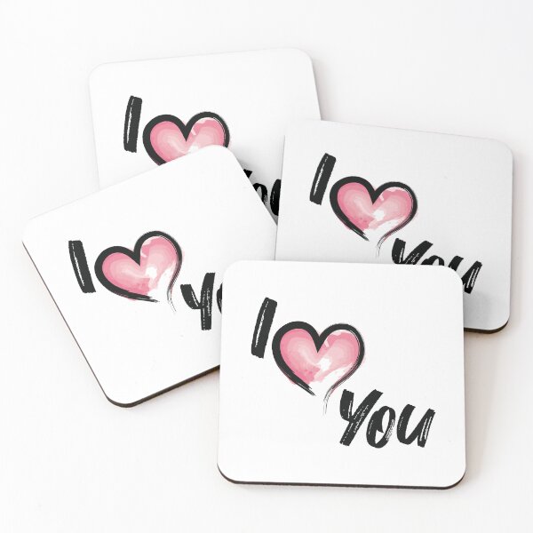 Item preview, 'l Love You'- Cute Sticker designed and sold by byFizCreative.