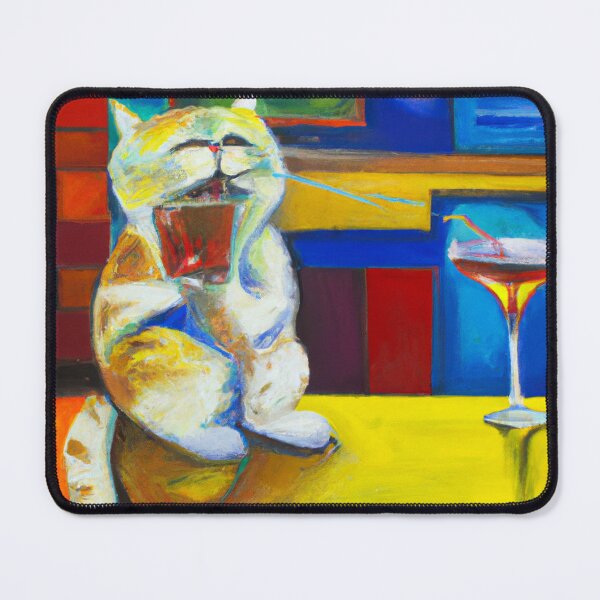 Item preview, Kitty at the bar designed and sold by catofnimes.