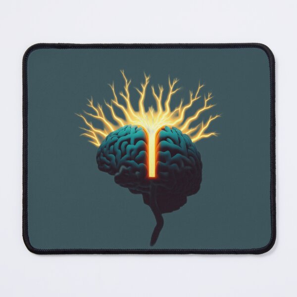 Item preview, Matta brain telepathy abstract light minimalist surreal designed and sold by sammgdesign.