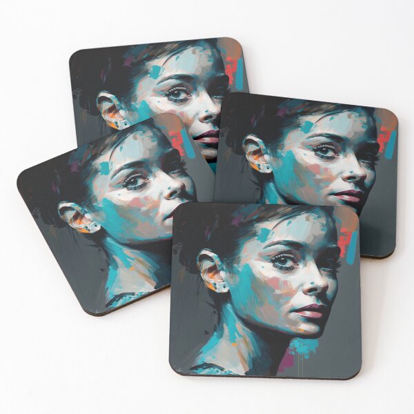 Item preview, Audrey Hepburn Abstract Pastel designed and sold by mazderoxas.