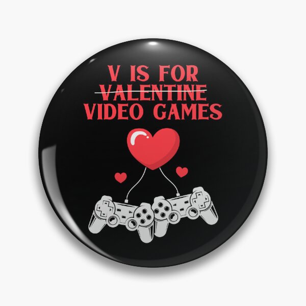 Item preview, V Is For Video Games designed and sold by RockBeeDesigns.