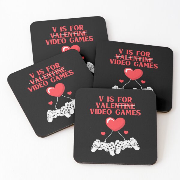 Item preview, V Is For Video Games designed and sold by RockBeeDesigns.