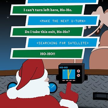 Artwork thumbnail, Santa Installs a GPS by hhgreetings